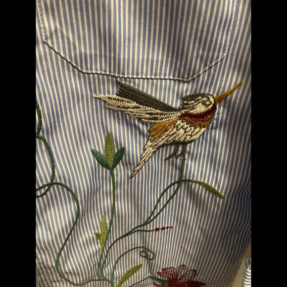 Zara Woman Embroidered Shirt - Picture 14 of 16